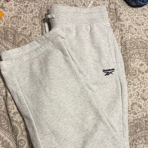 Reebok Women's Light Gray Sweatpants